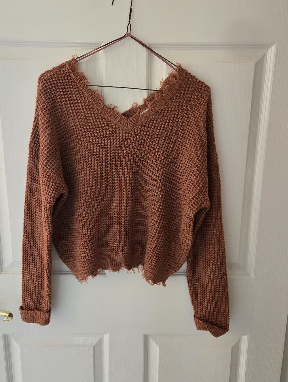Moon & Madison Brown Sweater Small